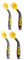UPKOCH 2 Sets Löffel- Und -fütterungsset in Babynahrungsqualität Biegbares Baby-utensil 360°-drehung – Griff-lernlöffel Für Babys
