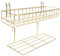 IMIKEYA Wandregal Hängendes Gerades Regal Zubehör Für Wandgitter Topfregal Wandgitter-organizer Display-regal-wand-organizer Wandgitter Aus Draht Mesh-wandpaneelkorb Duschkorb Eisen Golden