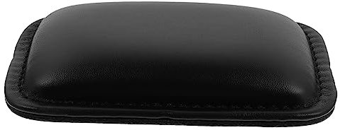 DIYEAH 2pcs Mouse Leather Hand Rest Computer Holder Computer Wrist Pad Desk Elbow Pad Square Mouse Pad Laptop Wrist Cushion Keyboard Rest Keyboard Elbow Mat Keyboard Wrist Rest Black