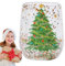 Tasses en verre d'arbre de Noël, tasse à café à double paroi résistant à la chaleur, tasses en verre de Noël transparentes, tasses à café café latte, expresso cappuccino, tasses à café en verre de