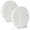 2 Pack Smoke Alarms for Home 10 Years Lifetime Optical Smoke Detector Fire Alarms 9 V Photoelectric Smoke Alarm with Replaceable Battery Test & Silence Button for Halls RV Tenant