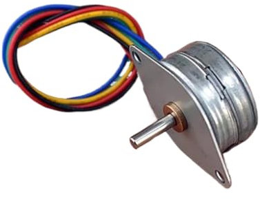 CYFANG Moteur pas à pas micro 25 mm, angle de pas de 15 degrés, quatre phases, cinq fils, moteur pas à pas, arbre 3 x 12,5 mm, moteur jouet à monter soi-même Réducteur mécanique