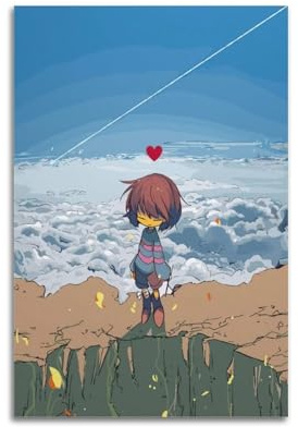 PPOXXFFE Undertale Poster3 Poster, dekorative Malerei, Leinwand, Wandposter und Kunstdruck, moderne Familienschlafzimmer-Dekoration, Poster, 20 x 30 cm