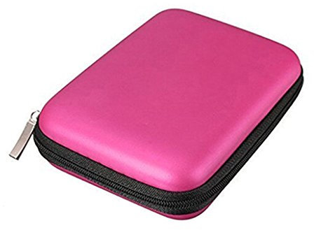 bodhi2000 Disco Duro Portátil a prueba de golpes Funda con cremallera bolsa de disco duro de 2,5