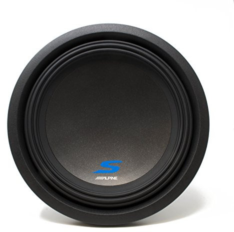 Alpine S-W12D4 - Subwoofer para coche de 12 pulgadas, serie S, bobinas de voz de 4 ohmios