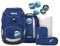 ergonomischer Schulrucksack, Set 6-teilig, 20 Liter, 1.100 g - BlauchlichtBär - Blau