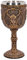 Nemesis Now D4718P9 Loki Kelch, 17 cm, Harz mit Edelstahl, Bronze