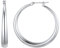 GoldChic Damen Ohrringe Creolen Huggie Piercing Ohr Durchmesser 40MM Rundohrringe Mädchen Kreolen Kupfer Helix Piercings Weihnachtsohrringe Ohrschmuck Accessoire