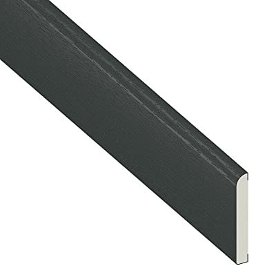 UPVC Plastic Door Frame Kit Anthracite Grey - Architrave Finishing Trim - Edging Trim for Doors/Windows - 2 x 2 Metre Lengths and 1 x 1 Metre Length Kit - 65mm Wide