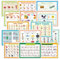 YIYEE 14 Pcs Language Arts English Posters for Classroom Decor |Alphabet Vowels Consonants Basic Phonics Anchor Posters for Kids | Sight Words Poster for Kindergarten, Primary School, A4