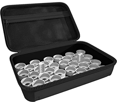 Feldherr Half-Size Caisse 50 Compatible avec 36 Pots de Peinture Citadel (12 ML / 18 ML), Couleur:Grey