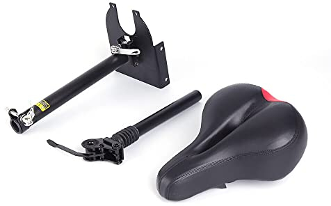 TaNeHaKi Faltbarer Sattelsitz,HöHenverstellbarer Skateboard Sattel,Klappstuhl FüR Elektrisch Scooter,StoßAbsorbierender Sitz