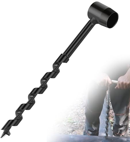 EFUTURETIME Trivella Manuale per Legno, φ16x230mm, Trapano a Mano Bushcraft Multifunzionale, Punta da Trapano per L'avventura all'aperto, Campeggio, Lavorazione del Legno