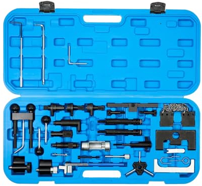 GEARMONSTER Zahnriemen Werkzeug Set, Motor Nockenwellen Einstellwerkzeug, Arretierwerkzeug, Steuerkette Werkzeug, Zahnriemen Wechsel Werkzeug für VW Audi VAG