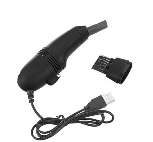 Cyrank Mini Aspiradora USB, Aspiradora De Computadora con Teclado De Gran Capacidad Y Bajo Ruido, Limpiadora De Teclado Portátil para Teclado De Computadora(#1)