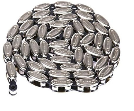 YLME Fahrradkette, 100 Glieder Edelstahl Retro Olive Ketten, Schnellspanner Fixie Kette Ideal Für Fixie- Und Singlespeed-Fahrräder