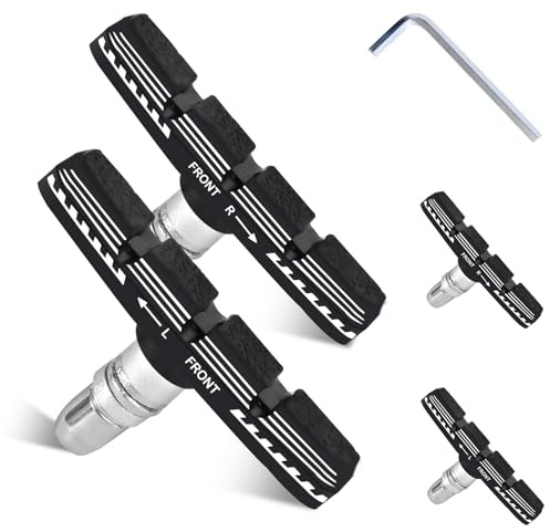 Ptiysta 2 Pairs, 70mm Universal V-Brake Pads