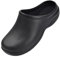 Harssidanzar Zuecos, Zapatos de Chef para Mujer,Zapatos de Enfermera,Zapatos de Jardin HL209EU,Negro,Talla 38