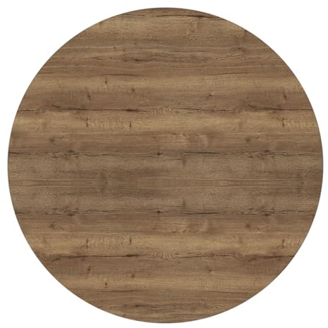 Highcovercaps Self Adhesive Screw Hole Cover Caps, Oak Style, 700 Pieces/5 Sheets, 12mm, Waterproof Stickers for Wooden Furniture (Tobacco Halifax Oak)