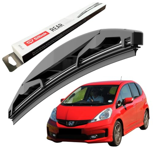 Silbak Rear Windscreen Wiper, for HONDA JAZZ (10/2008-12/2015) Rear Wiper Blade, 350mm