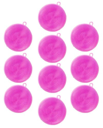 Silikon-Geschirrschrubber, Silikon-Reinigungsbürste 10X Silikon-Spülbürste