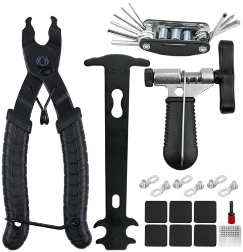 SI SEN Kettennieter Fahrrad, Kettenzange, für 6-12 Fach Fahrradkette Werkzeug, Kettenschloss Zange, Fahrradketten Reparatur Set, für Mountainbike, Rennrad Reparatur Werkzeug