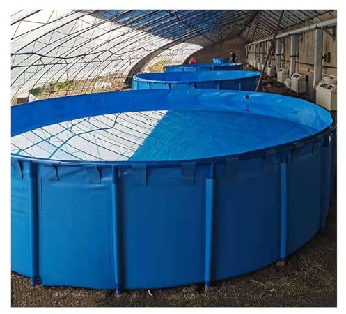 JLXJYS Piscine Ronde Hors Sol, Cadre en Acier Robuste, Piscine Hors Sol sécurisée en Toile PVC for Jardin, pataugeoire for Adultes et Enfants(1000L/264 Gal - 1.5x0.6m)