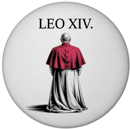 Papst Leo XIV. Magnet Religiöser Magnet mit Papst Motiv Neuer Vater Katholisch Glaube Religion