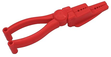 TAIZhiChen Pince Porte-clou, Pince de Guidage Des Ongles, Support de Clous pour Marteler, Maintient Les Doigts En Sécurité, Pince de Finition pour Le Bricolage, Rouge