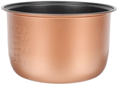 Aluminium Alloy Rice Cooker Replaceable Non-Stick Inner Pot 3l | Good Heat Transfer Performance, Home Appliance Part, Fits Cooking Tasks, Spare Liner for Daily Use