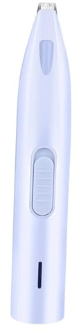 Sharplace Haarschneider für Katzen, Haustierpflegewerkzeug, USB-Aufladung, multifunktional, Länge 16 cm, geräuscharm, mit Zusatzlicht, Blau