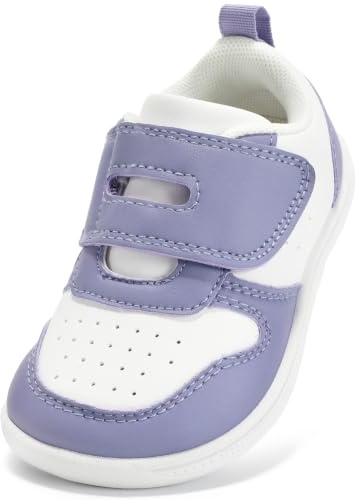 STQ KIDS Mode Basket Enfant Garcon Fille Chaussures Barefoot Facile à Nettoyer Chaussures Pieds Nus Larges pour Enfants Respirant Antidérapant Mixte Bebe Sneakers