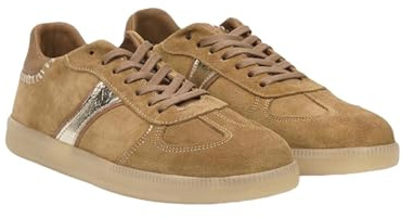 DESA Damen-Schnürschuhe aus Wildleder, bequem, lässig, für jeden Tag | Braun - 37