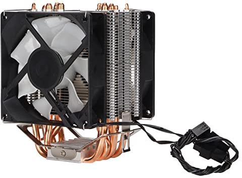 YUYTE 2011-3 Dissipatore 2011 Dissipatore CPU Ad Alte Prestazioni con Tecnologia Diretta, Sei, Basso Rumore, Illuminazione RGB, Compatibile con e Processori (Doppi ventilatori)