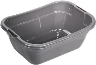 Plast Team Waschbecken, oval, 23 l, Silber, Einheitsgröße