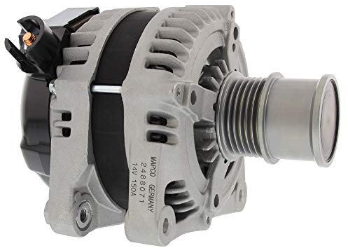 MAPCO Lichtmaschine 150A Generator LiMa 14V Alternator mit Freilaufriemenscheibe für FORD Fiesta Mk6 Schrägheck (JA8, JR8) FOCUS III Turnier FOCUS III C-Max II (DXA/CB7, DXA/CEU) B-MAX (JK) 113605