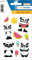 HERMA 15594 Aufkleber Panda klein groß, 10 Stück, Tiere Sticker mit lustigen Pandabär Wassermelone Eis Motiv, Kinder Etiketten für Fotoalbum Tagebuch Scrapbooking Geburtstag Deko Briefe DIY Basteln