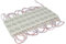 LEDLUX 20Pcs Strip Brick LED-Modul mit 3 SMD 2835 DC 12V IP67 mit 160-Grad-Lupe für Briefschilder (Kaltes Weiß 6000k)