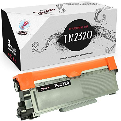 Squuido Tonerkartusche TN2320 TN 2320 kompatibel mit Brother HL-L2300D L2320D L2340DW L2360DN L2360DW L2365DW L2380DW DCP-L2500D L2520DW L2540DN L2560DW MFC-L2700DW | Hohe Reichweite 2600 Seiten
