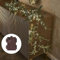 Birchlitland Lighted Olive Garland Battery Operated with Timer 6FT 96 LED Fairy Lights, Faux Vine with Lights for Mantel Fireplace Wall Patio Wedding and Holiday Decor