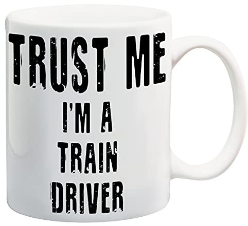 Partybitz Funny Trust Me I'm A Train Driver 11oz Ceramic Mug