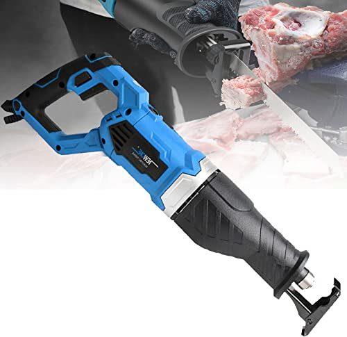 Sierra Huesos Carnicero, Sierra Huesos Carne Electrica para Jamon Cortar Jamon, Carne Congelada, Huesos, 900W/1300W, Sistema de Respaldo Preciso, Corte Vertical Sin Desviación Blue-1300W