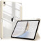 Fintie Hybrid Hülle für iPad Air 11 Zoll M3 2025/ M2 2024, iPad Air 5/4 Gen (2022/2020) 10,9 Zoll mit Stifthalter - Stoßfeste Schutzhülle mit transparenter Hartschale auf der Rückseite, ChampagnerGold