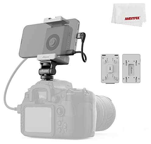 Accsoon SeeMo HDMI Video Transmitter Adapter for iOS Devices, 1080P 60FPS Video Capture Terminal, Real Time Live Streaming/Recording/Sharing, HDMI to USB-C Video Capture Adapter App Supported (White)