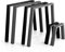 NOGGI: 2 Tischkufen metall (55/75x70cm-anthrazit-Esstisch) I Tischbeine U-Form I Möbelfüße für Dein DIY Schreib-, Couch-, Wohnzimmer- oder Bartisch Projekt I moderne Scandic Legs aus Vierkantprofilen