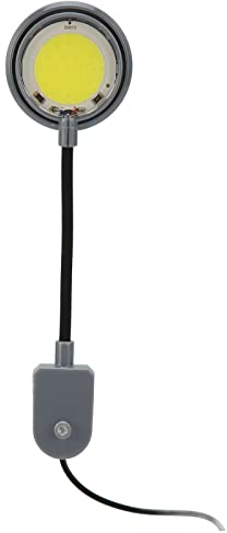 Zerodis Kleiner Kiessauger für Aquarium Clip On LED Aquarium Hohe Helligkeit Softlight Flexible Mini Aquarium Clip Lampe für Süßwasser Salzwasser