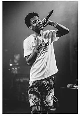 ZAPORA Exklusive Art Rapper Nardo Wick Poster 2 Leinwand Poster Wandkunst Dekor Druck Bild Gemälde für Wohnzimmer Schlafzimmer Dekoration ungerahmt 30 x 45 cm
