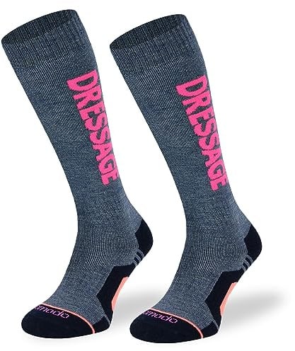 SKIETY Abbigliamento equestre Donna e uomo – Calze al ginocchio per donna e uomo – Calze da equitazione Equestre Donna e uomo – Calze da equitazione Bambina – Calze da equitazione Lana