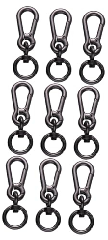 FRCOLOR 9stücke Traction Rope Hook Schultergurt Zubehör Robustes Karabinerhaken-Design Für Taschen Rucksäcke Und -projekte Aus Strapazierfähigem Zinklegierungsmaterial