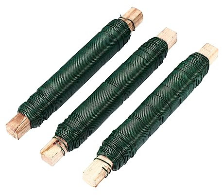 Kisangel 3stücke Eisendraht Zum Binden Für Blumensträuße Flexible Diy-bindedrähte Für Künstliche Blumenstiele Und Blumenkunst Zum Formen Und Befestigen Für Verschiedene Florale Designs